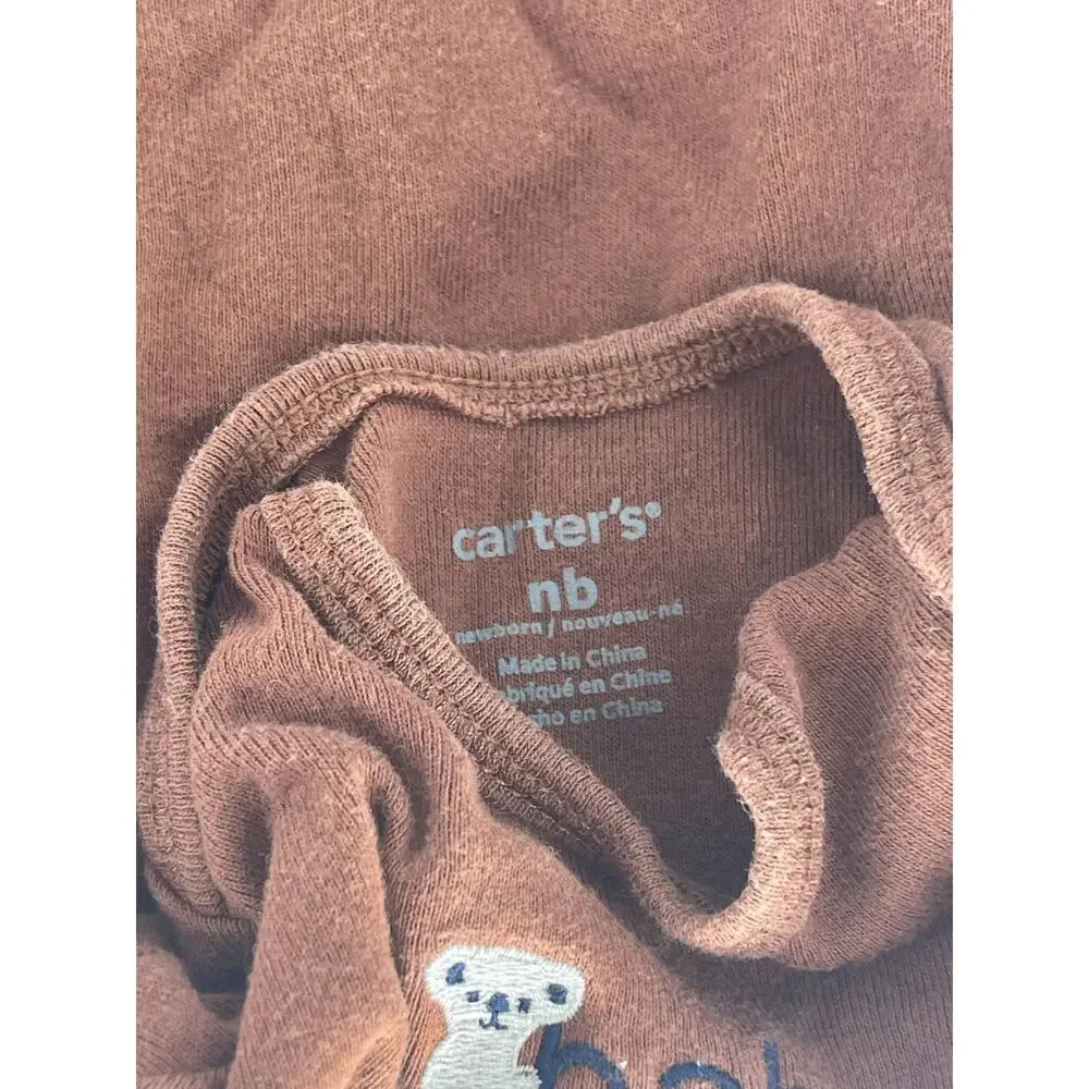 Carters Gerber Bundle Lot of 3 Baby Boys Bodysuits Newborn Short Sleeve